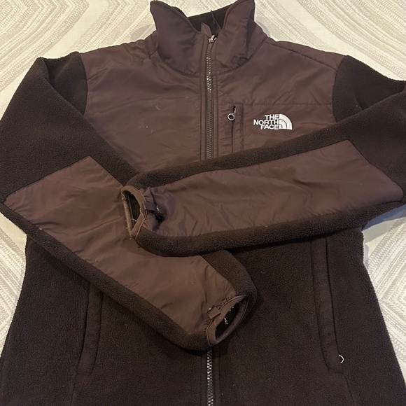 The North Face Jackets & Blazers - The North Face Women's Dark Brown Fleece Zipper Jacket Size S